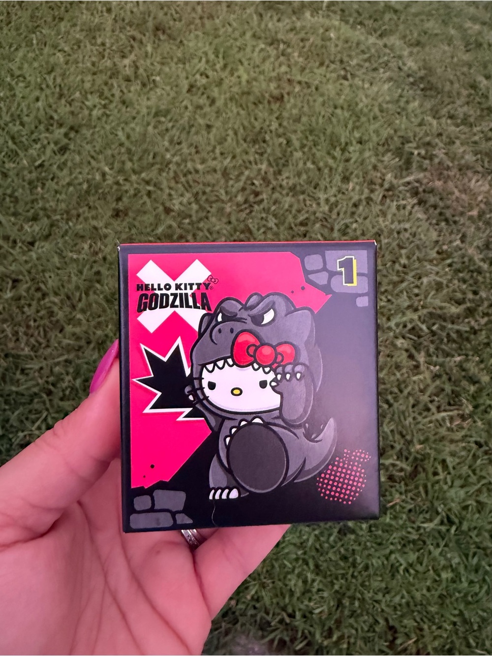 Hello Kitty Godzilla Collectible Figurine - NIB